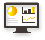 Analytics/dashboard icon indicating data-driven RBI.